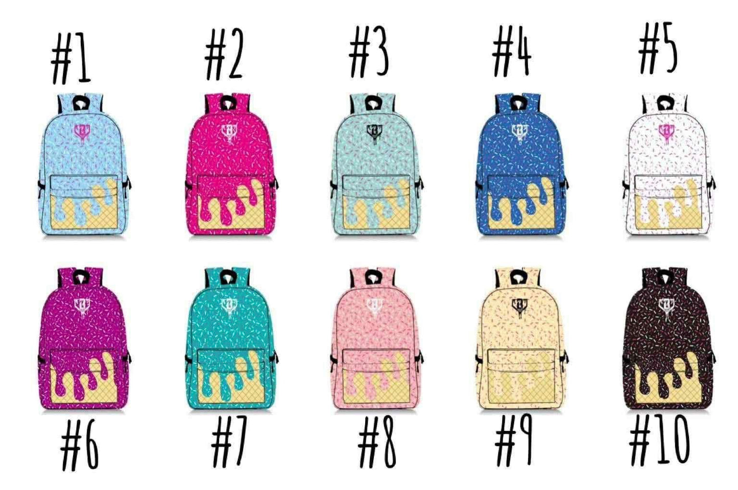Ice Cream Drip Backpack