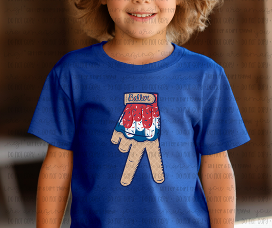 Patriotic Drippy Glove