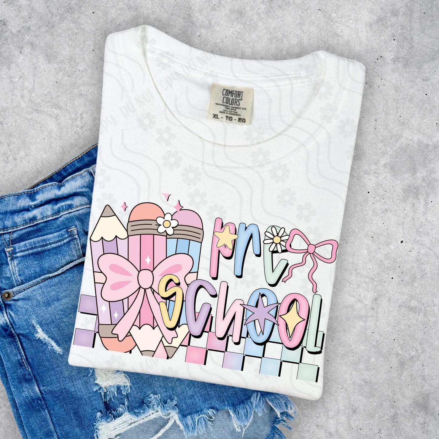 School Pastel Checkered