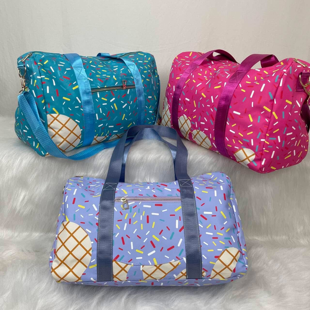 Ice Cream Drip Duffle Bags