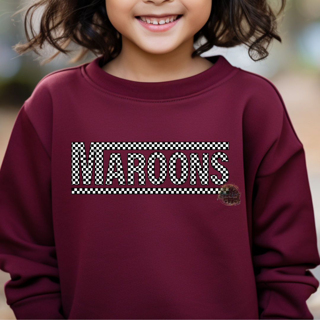 Checkered Maroons (Kids)