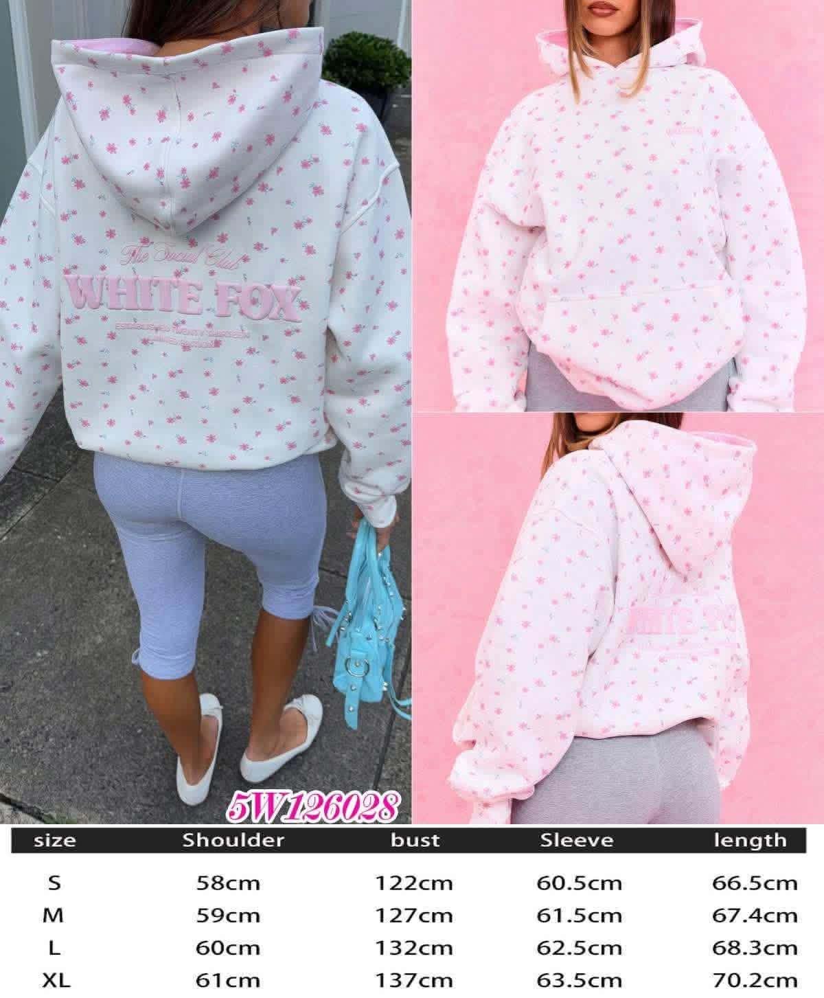 Floral White F*x Hoodie