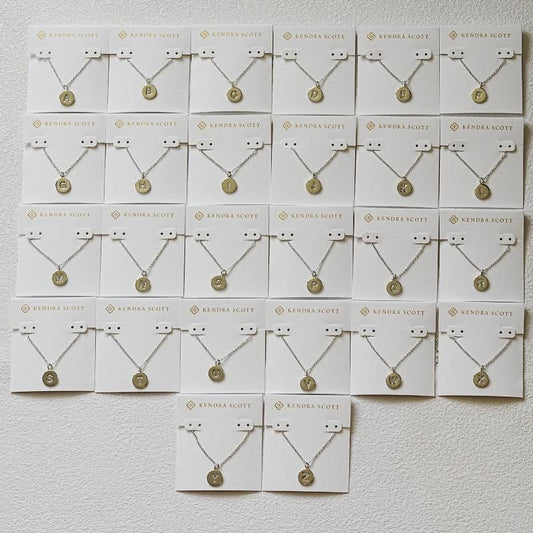 KS Letter Necklace