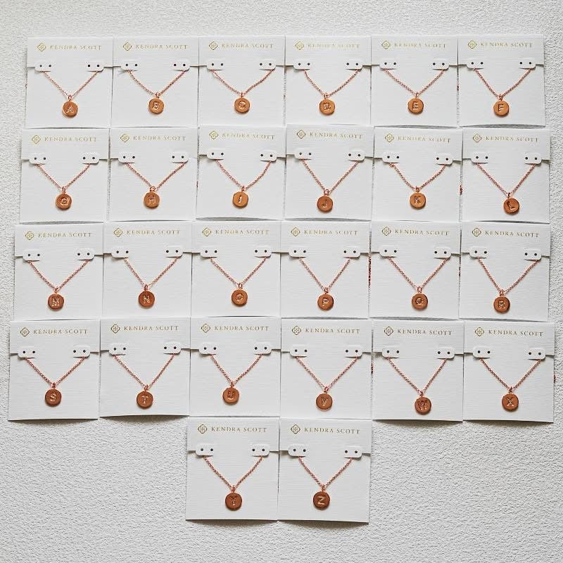 KS Letter Necklace