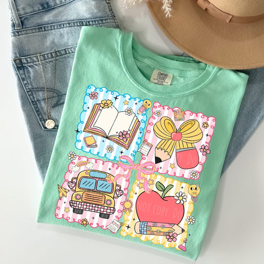 Back to School Coquette Squares
