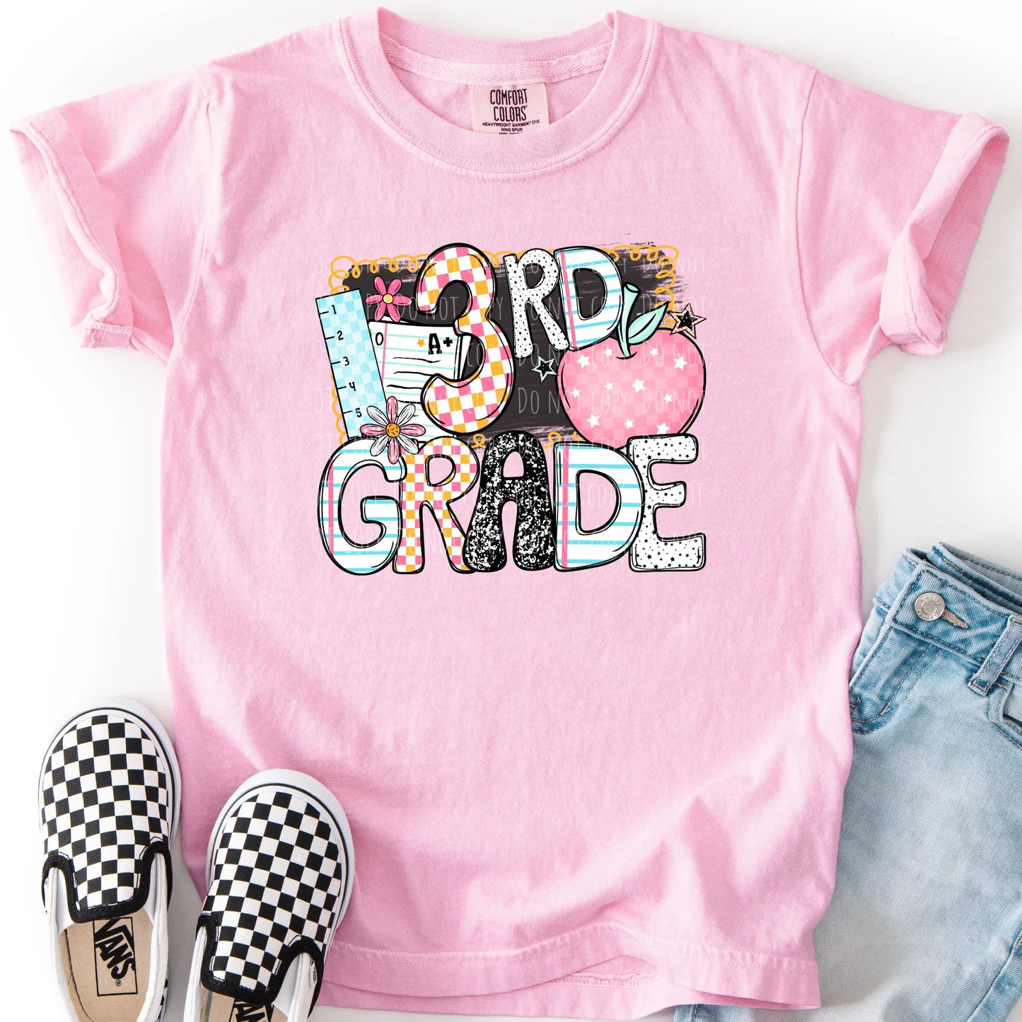 Chalkboard Apple Collage (k-12 grades)