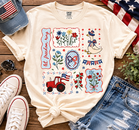 Vintage America Collage Tee