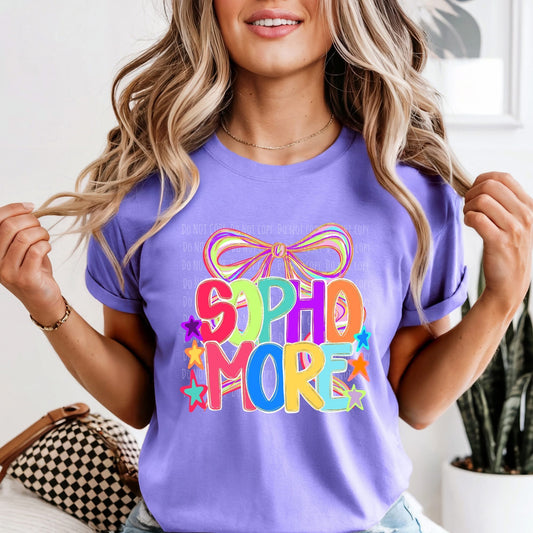 Colorful School Coquette (multiple options)