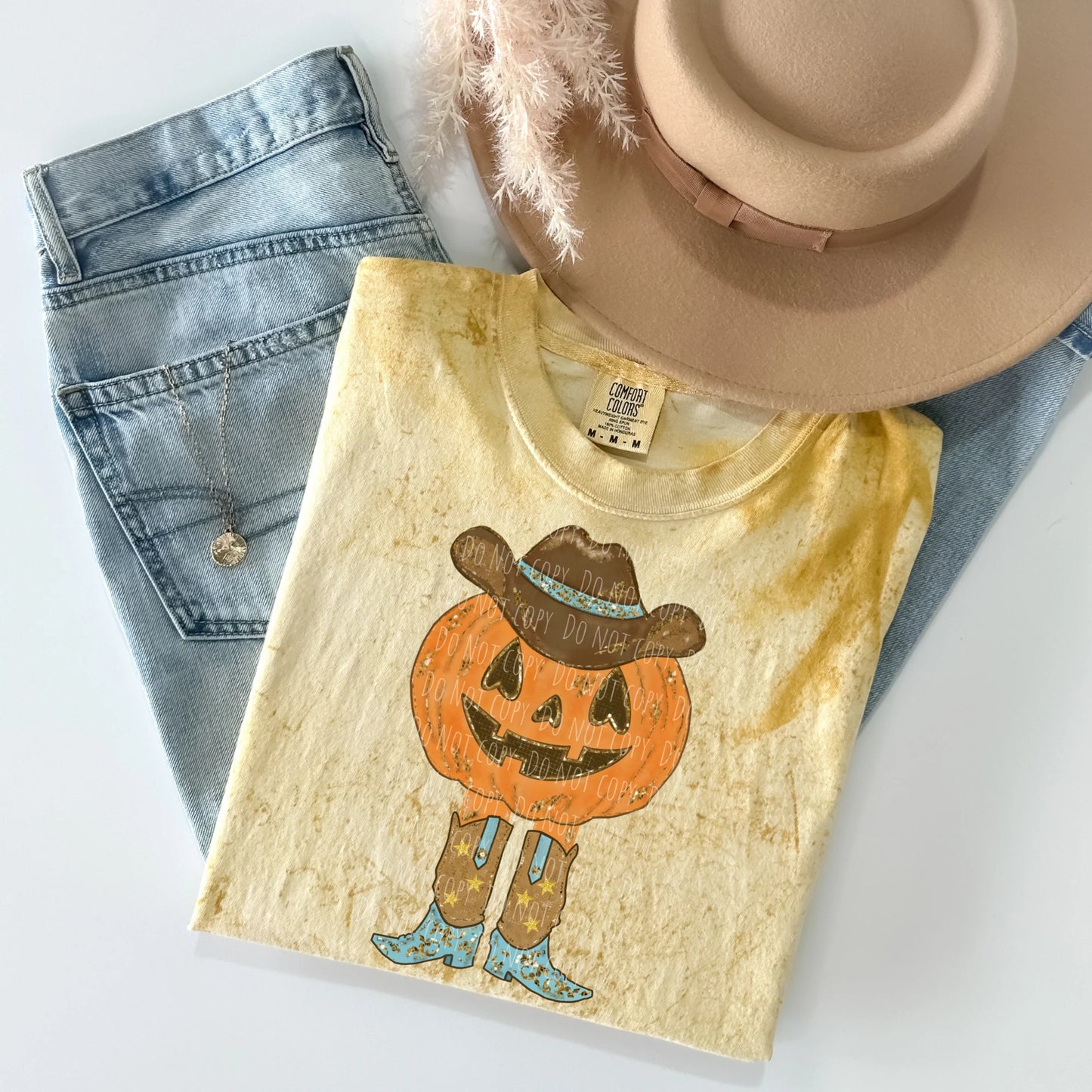 Cowboy Jack O Lantern