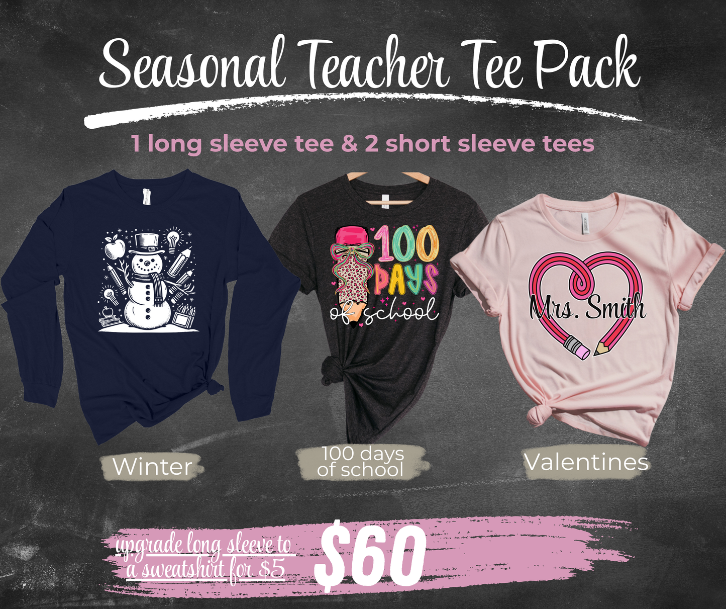 Seasonal Teacher Tee Pack