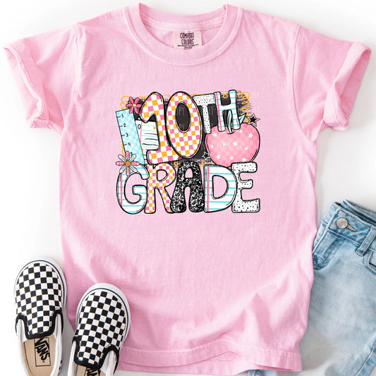 Chalkboard Apple Collage (k-12 grades)