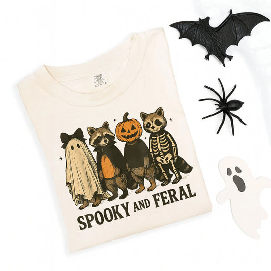Spooky & Feral Racoons