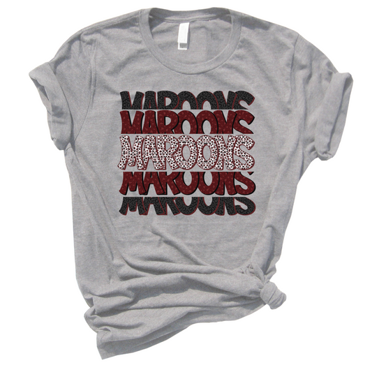 Stacked Leopard Maroons