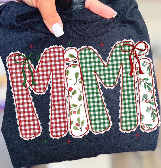 Mama/Gigi/Nana/Mimi Christmas Floral