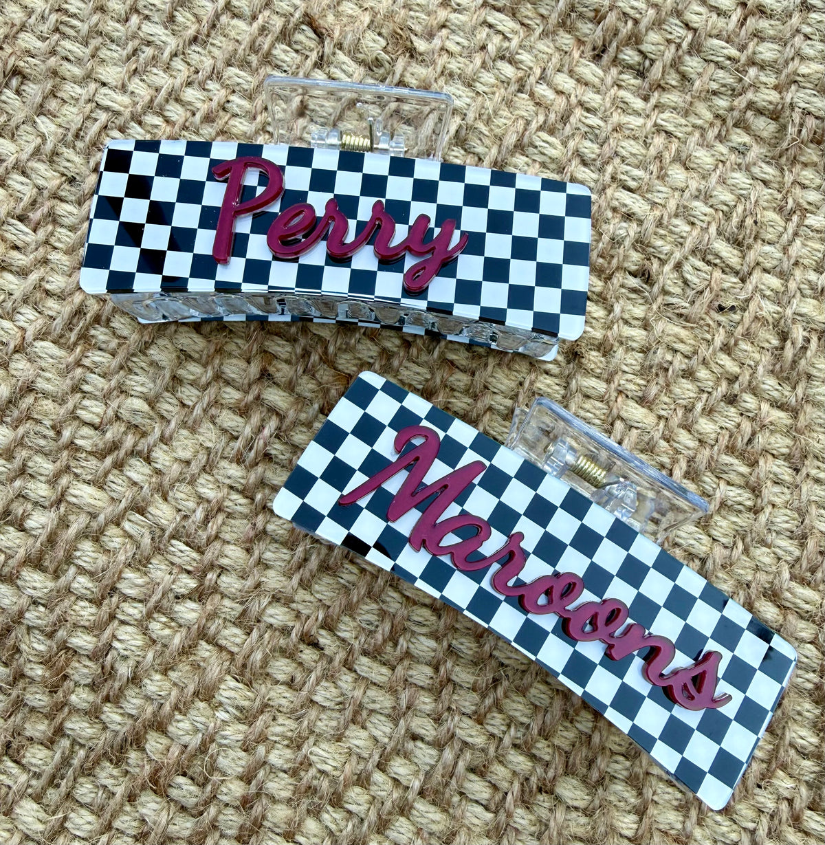 Acrylic Hair Clips