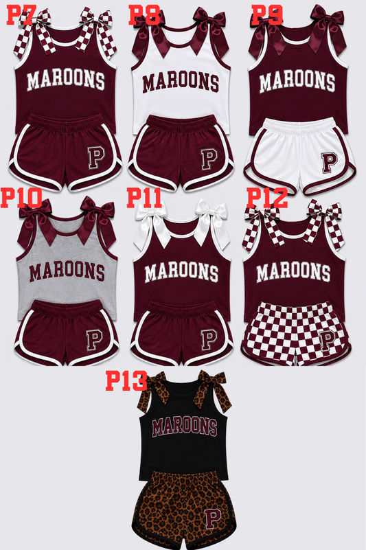 Bowtie Tank & Shorts Sets