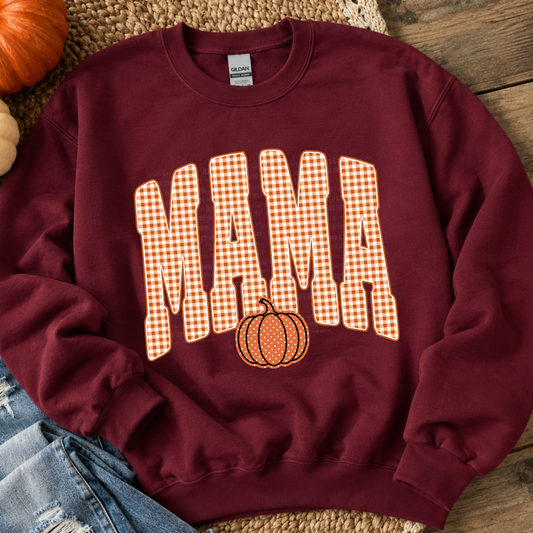Gingham Mama Sweatshirt
