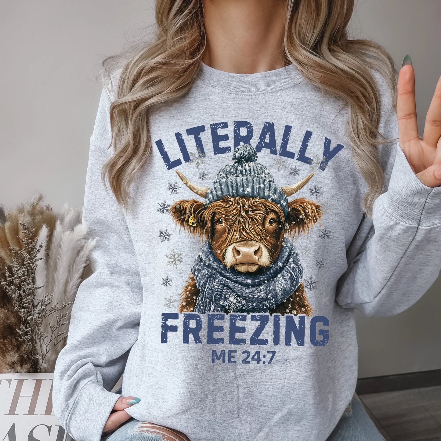 Literally Freezing Cow