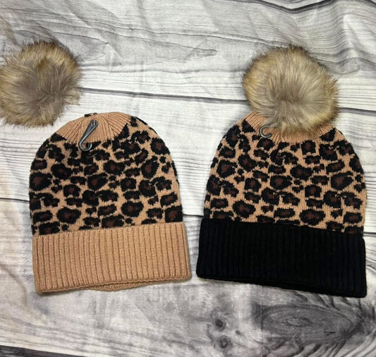 Leopard Beanies