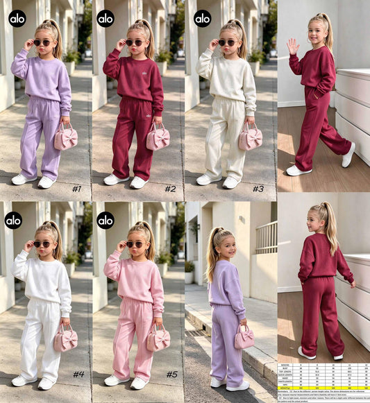 Youth Alo Sweatpants Set