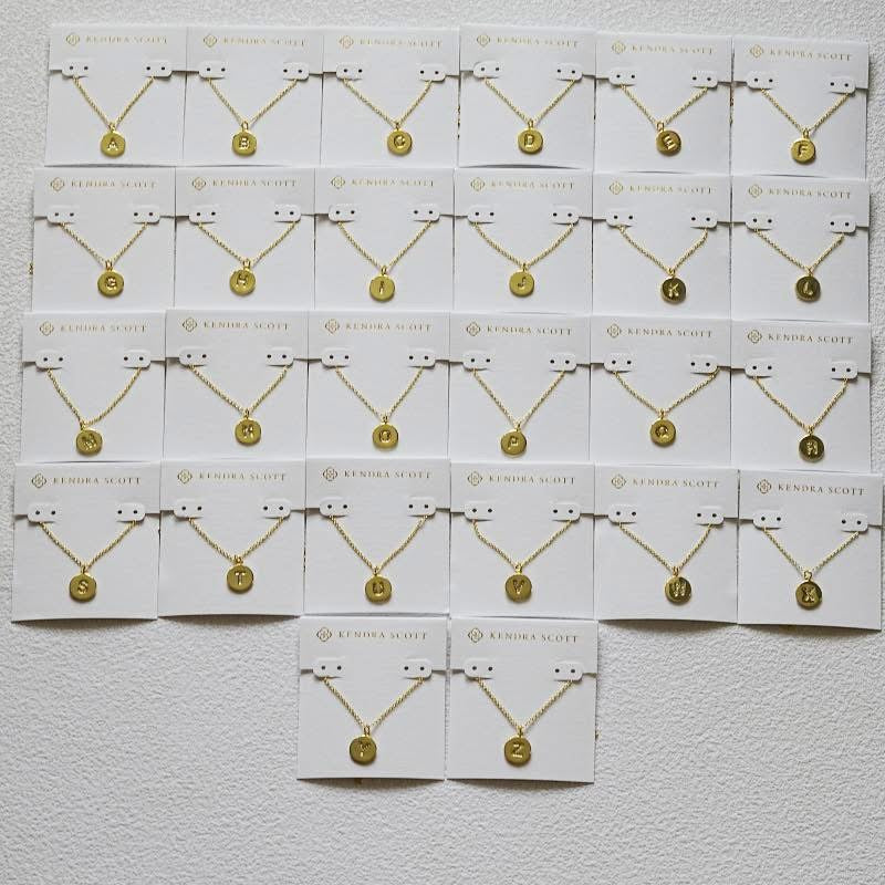KS Letter Necklace