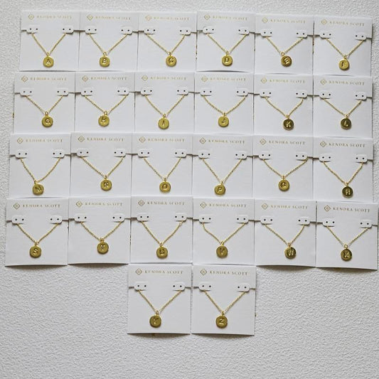KS Letter Necklace